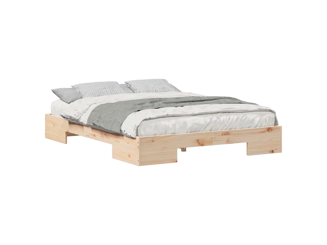 Maison Exclusive - Estructura De Cama Marrón 160 X 200 Cm