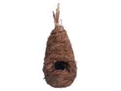 Nido De Paja Tejido A Mano, Casita Para Pájaros Natural Para Jardín, Ventana Exterior, Hogar