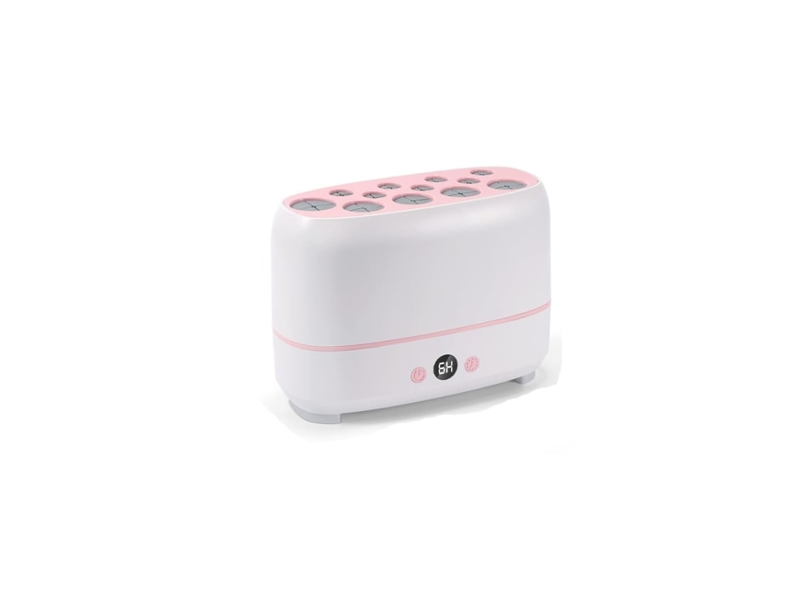 Secador de brochas y esponjas de maquillaje, máquina secadora para 12 brochas y 2 esponjas, USB tipo C, suave y de cocción lenta, color blanco Gusshious