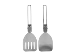 2 Espátulas Plegables Portátiles De Acero Inoxidable 304 Para Barbacoa, Camping Y Picnics Al Aire Libre.
