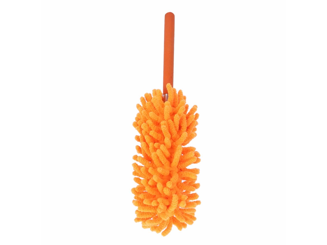 Rebe-pincel De Limpeza Telescópico Lavável 72cm Laranja