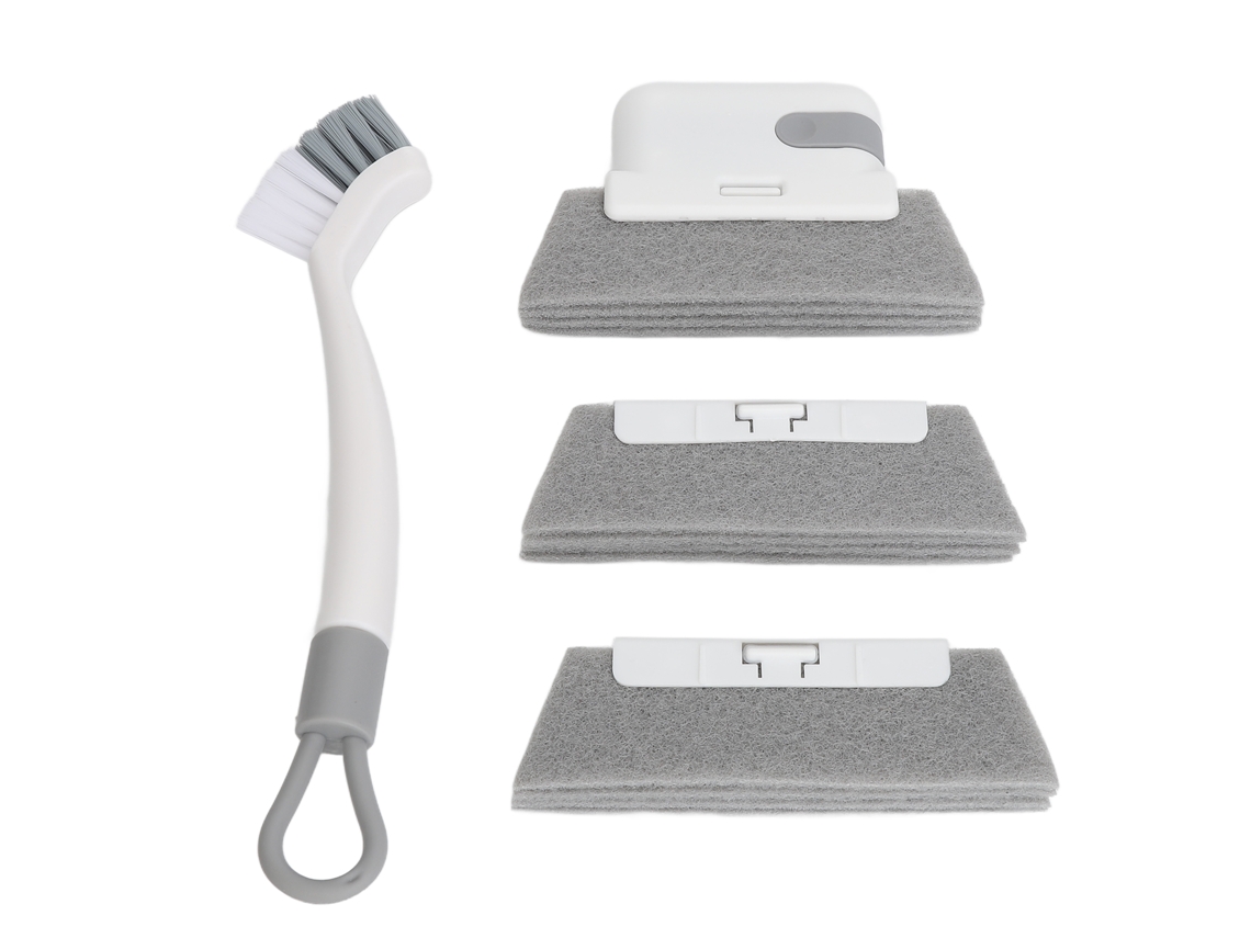 Set De Limpieza De Ranuras Desmontable Y Lavable Para Ventanas, Hogar Y Coche