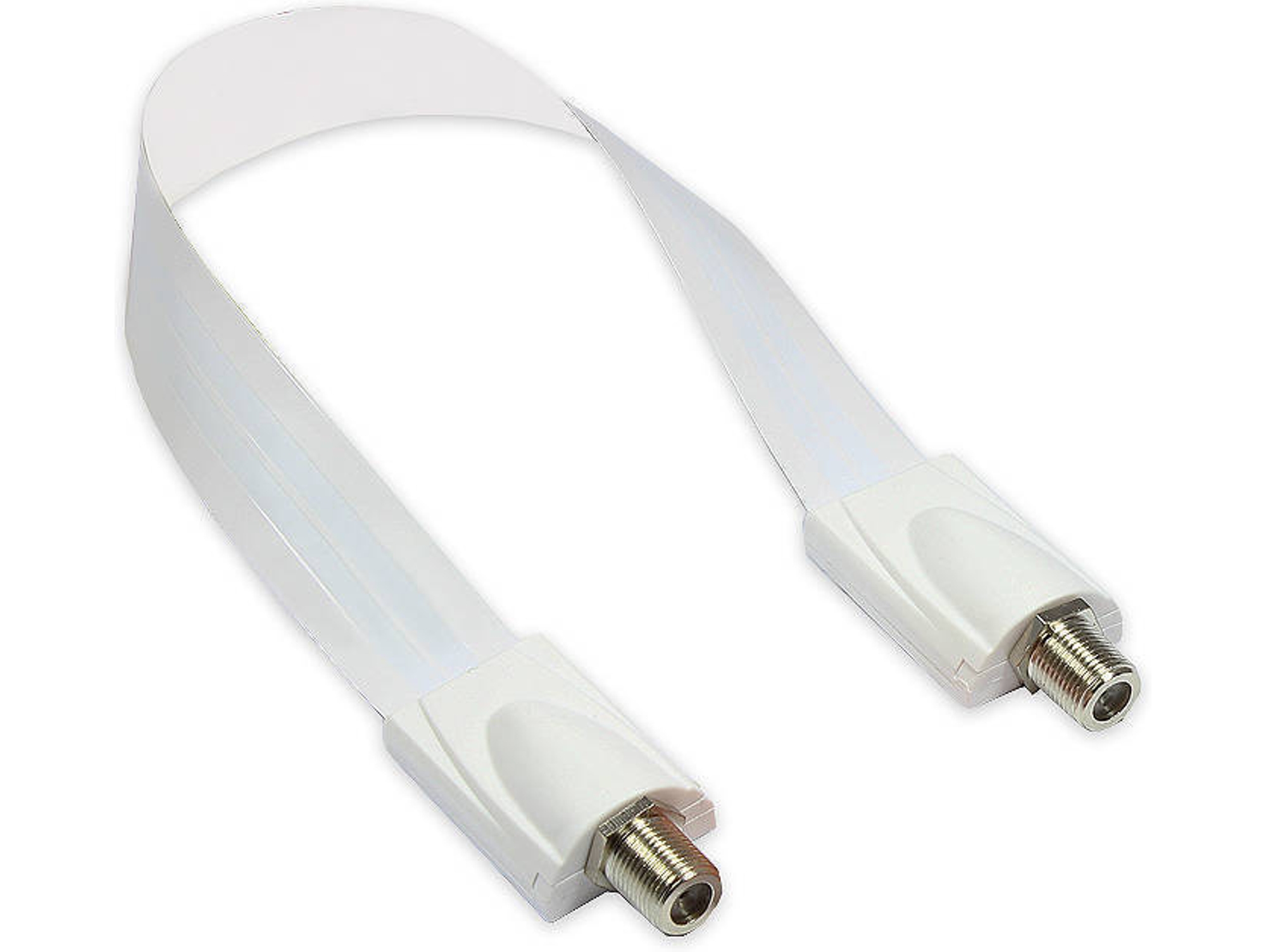 Cable de Antena ALCASA (Coaxial - 53.5 m - Blanco)