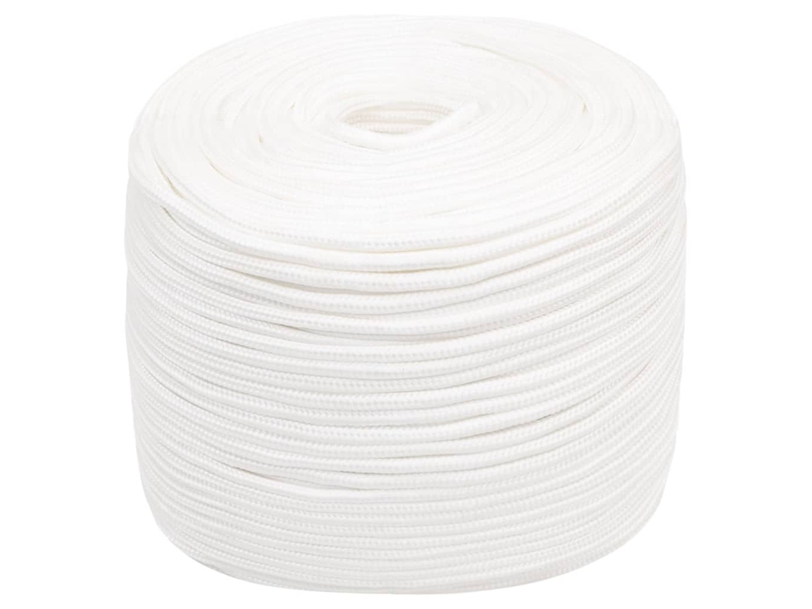 Cuerda De Barco Polipropileno Blanco Intenso 10 Mm 100 M