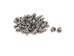 Tornillos De Cabeza Phillips De Acero Inoxidable 304 M2 X 5 Mm Con Tuercas Y Arandelas De 30 Juegos