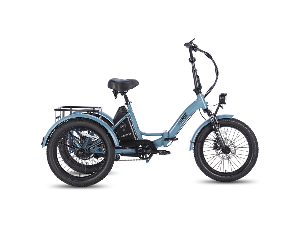 Triciclo eléctrico plegable Fafrees F20 Mate, 750 W, 48 V, 21 Ah, versión azul