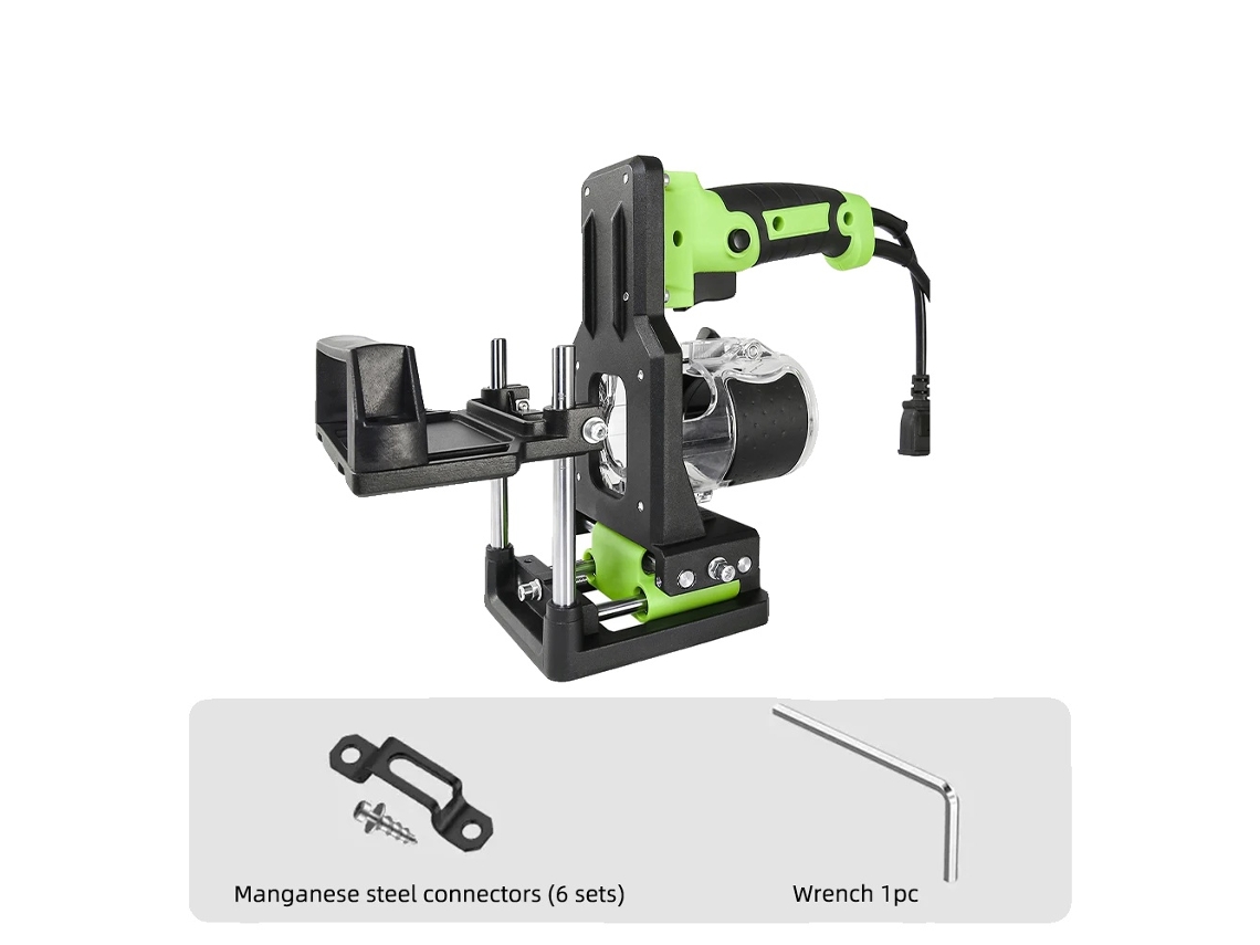 Soporte para máquina cortadora de carpintería, altura ajustable, control preciso, estándar OEM