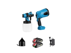 Pistola de pintura, diseño ergonómico, patrones de pulverización personalizables, batería OEM de 800 ml y 128 VF