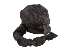 Gorro De Secador De Pelo Ajustable Con Cordón Para Acondicionamiento Profundo Y Secado Negro