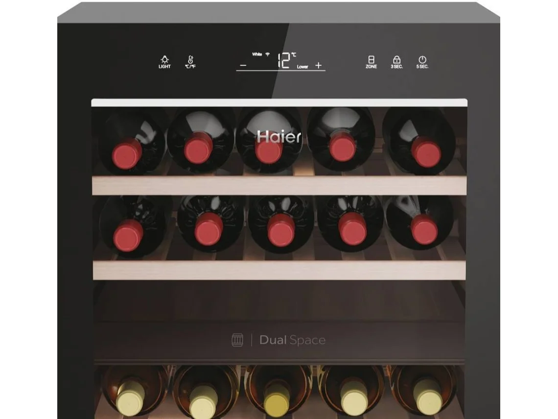 Vinoteca HAIER HWS42GDAU1 G (42 Botellas - Gris)