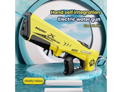 Pistola De Agua Eléctrica (amarilla) - Almacenamiento Automático De Agua - Juguete Acuático