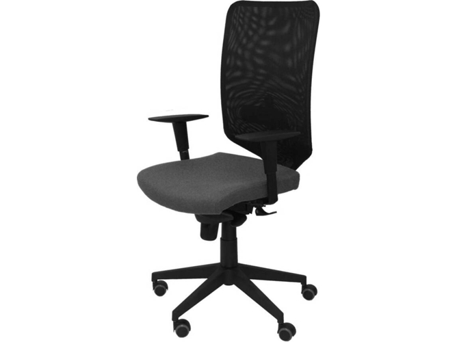 Silla de Escritorio Operativa PYC Ossa N Gris con ruedas antiarañazos (Brazos Ajustables - Malla)