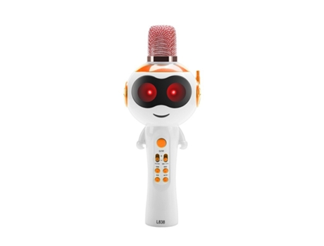Micrófono TOPK Karaoke Infantil L838 Naranja