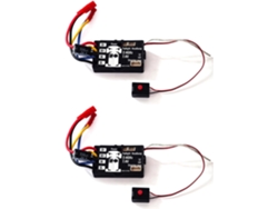 2 Coches Teledirigidos Con Esc De 2,4 G Y Giroscopio Auxiliar Para 1603, 1604, Sg1603, Sg1604 Y Ud1601