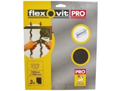 Conjunto De 3 Paños De Esmeril Fino Flexovit