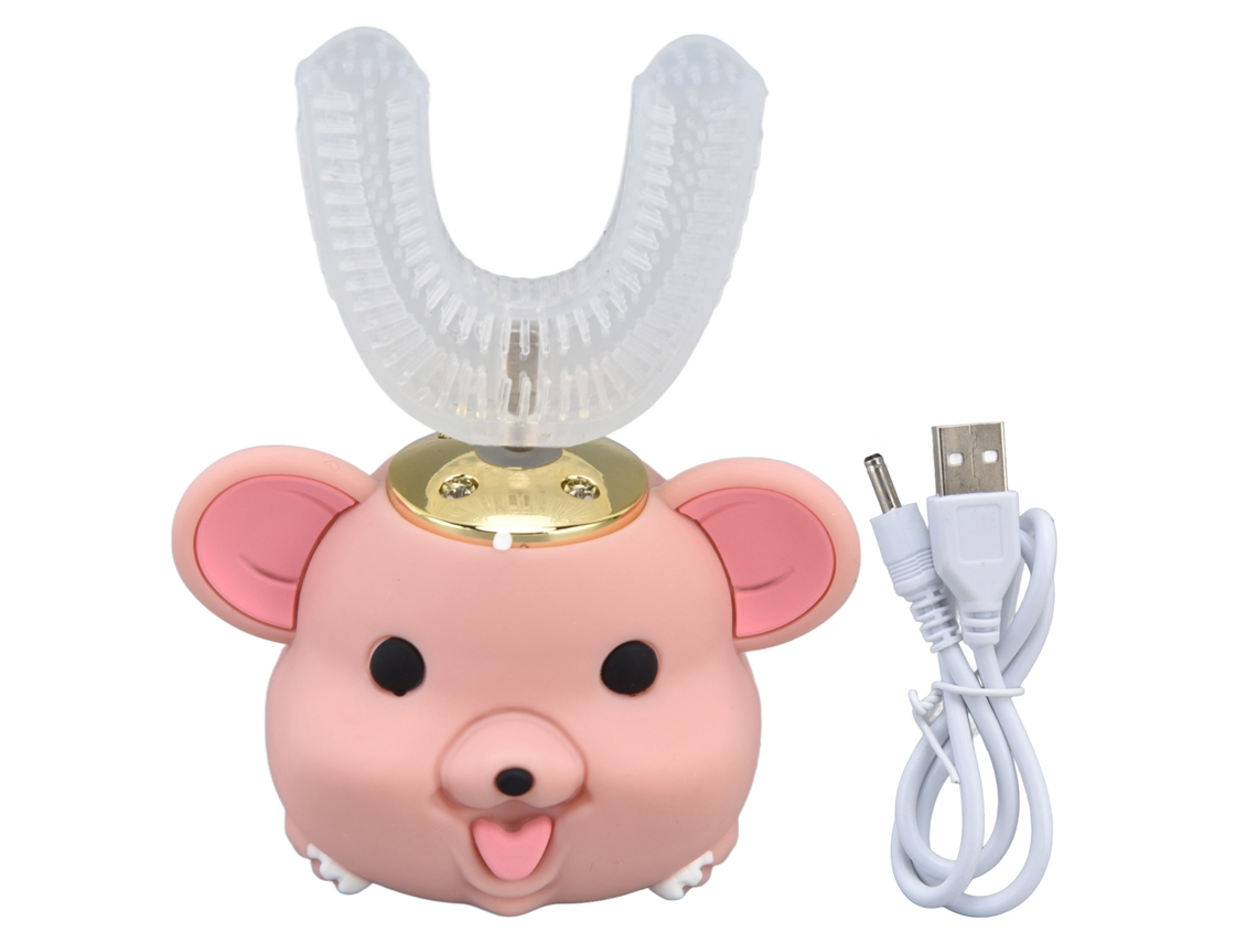 Cepillo De Dientes Eléctrico Inteligente Para Niños, Con Forma De U Para Una Limpieza Bucal De 360° Y 5 Modos.