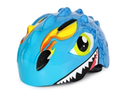Casco de bicicleta infantil con protección para rodillas y codos, ideal para montar a caballo y patinar. Mdug (azul)