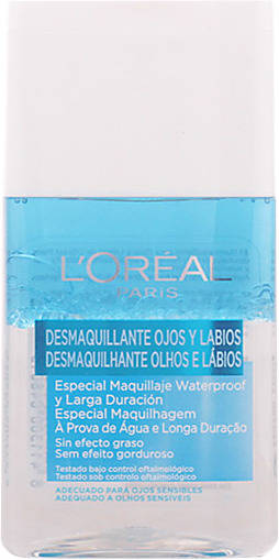 Contorno de Ojos L'OREAL Makeup Remover Eyes&Lips Waterproof (125 ml)