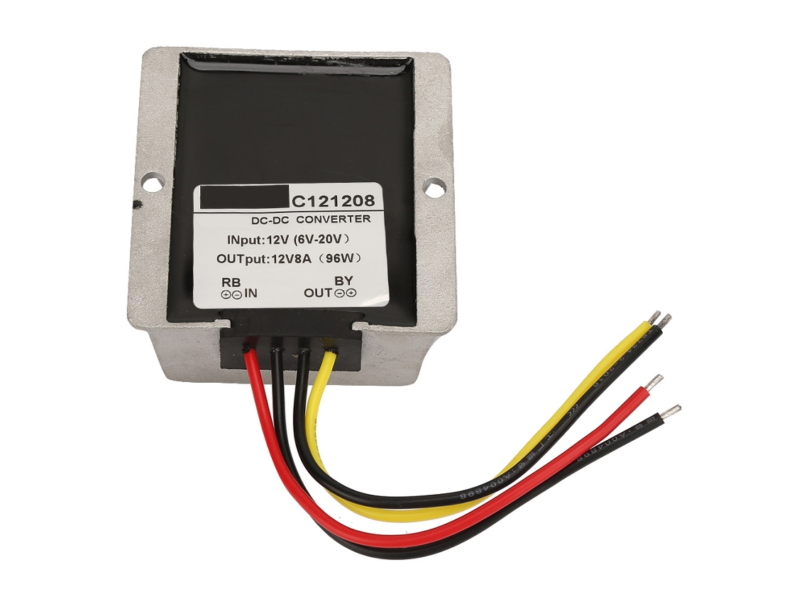 Módulo Regulador De Voltaje Auto Step Up/down Convertidor Boost/buck 6-20v A 12v (8a)
