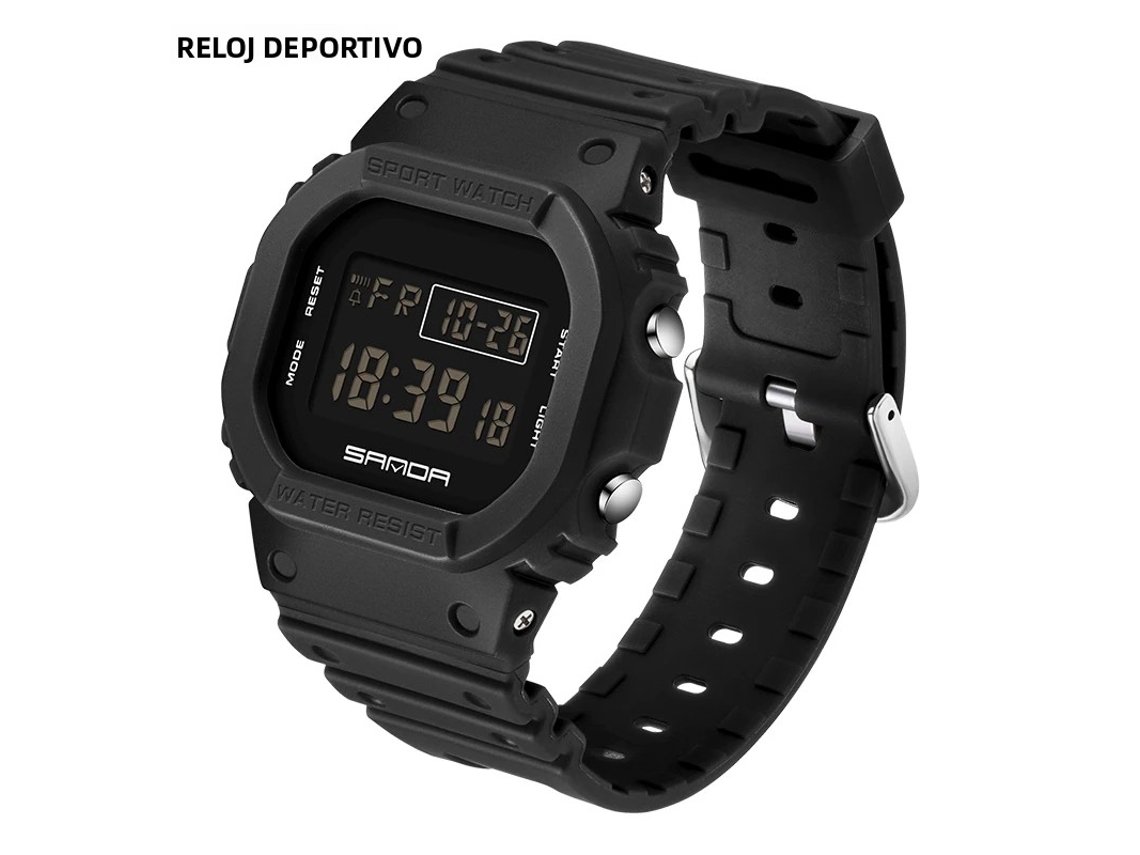 Reloj digital, reloj deportivo impermeable para hombre, reloj electrónico unisex