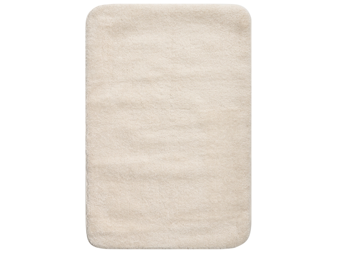 Tapete Casa De Banho Urlana Branco Creme 60 X 90 Cm Microfibra