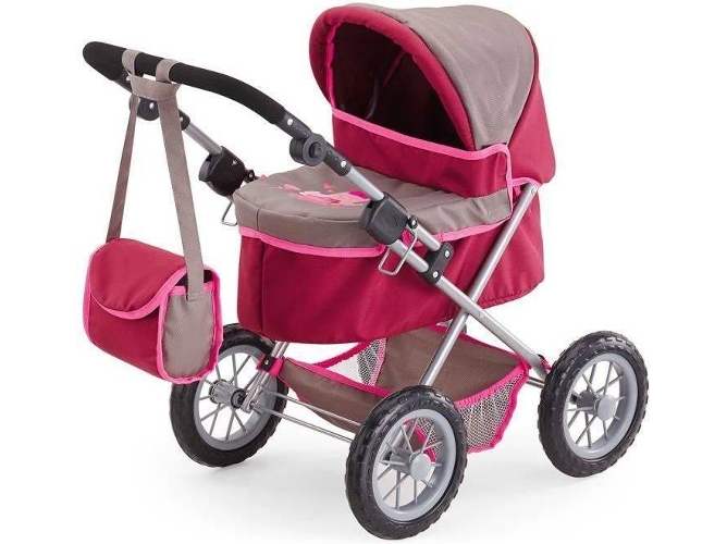 Carrito de Muñecas BAYER Princesas Rosa (68 cm)