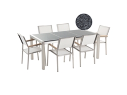 Conjunto de Jardín Grosseto (Gris - Acero Inoxidable -90x180x87 cm)