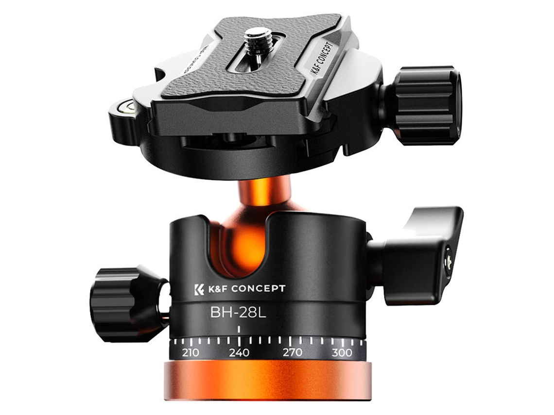 Trípode SLR Kf Concept Kf09.083v2 con ajuste de altura y ángulo