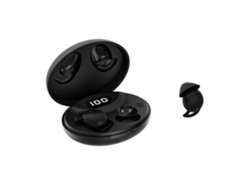 Auriculares invisibles para dormir Bluetooth Ipx6 impermeables adecuados para personas que duermen de lado negro YEMAESRE