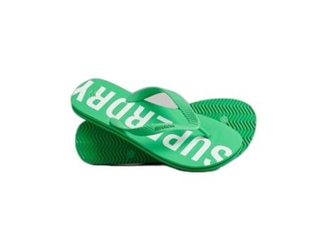 Chanclas para Hombre SUPERDRY (XL - Verde)