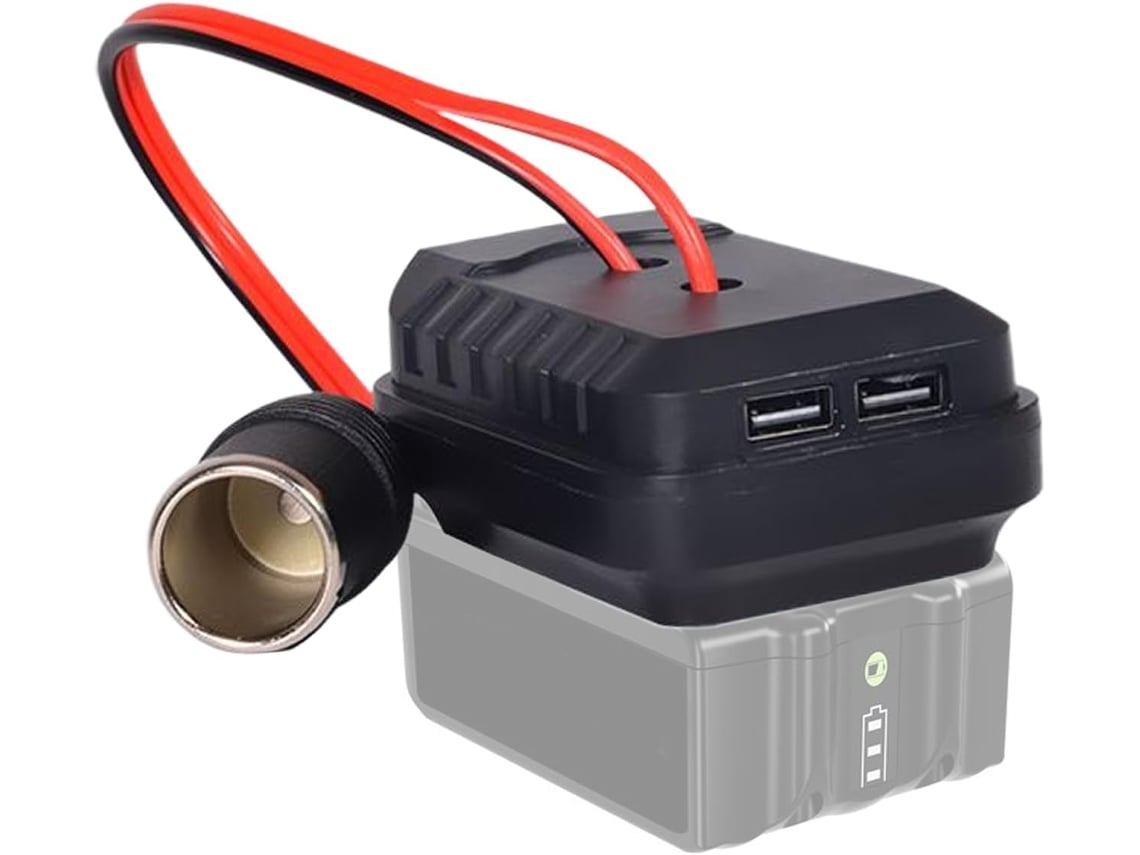 Adaptador Usb Para Encendedor De Cigarrillos De 18-21 V - Adaptador Para Encendedor De Cigarrillos Con Doble Puerto Usb