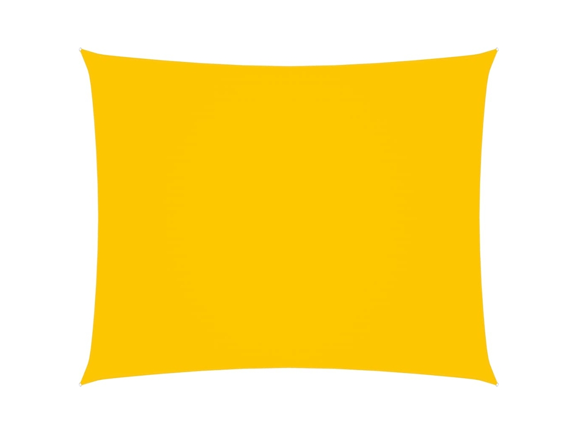 Maison Exclusive - Toldo De Vela Rectangular Tela Oxford Amarillo 3x4 M