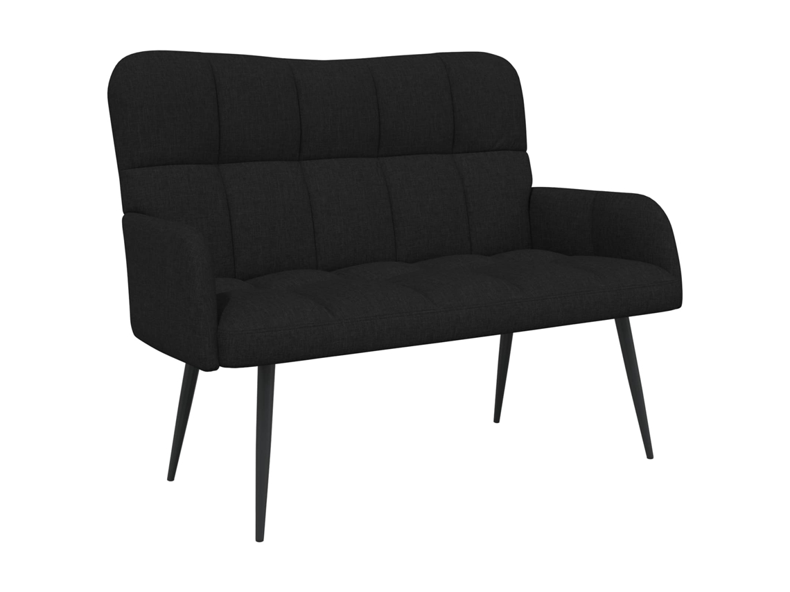 Maison Exclusive - Sofá De 2 Plazas Negro 115 X 61 X 87 Cm Tela