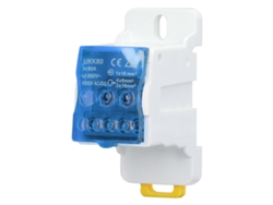 2026velora-caja De Distribución Con Bornes Din Rail 690v 80a De Latón Empalmable Azul Para Electrodomésticos