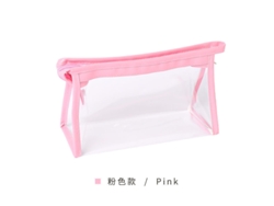 Estuche Transparente Para Lápices, Bolsa De Papelería Para Exámenes De Gran Capacidad, Rosa SIURN