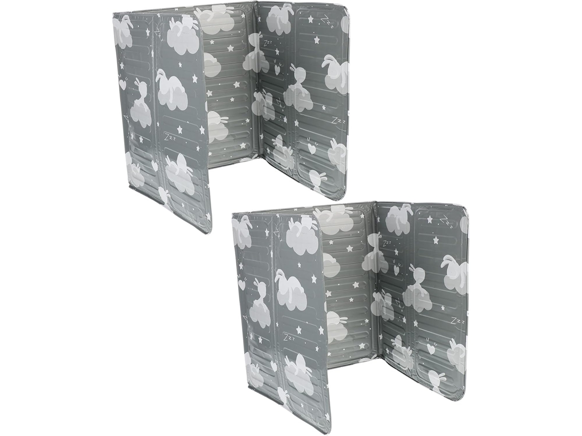 Protector contra salpicaduras de aceite de cocina, juego de 2 piezas, tabla de cortar de aluminio plegable Resi Gokoco