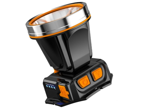 Linterna frontal LED recargable por USB, linterna frontal superbrillante con sensor, para acampar al aire libre, pescar y cazar