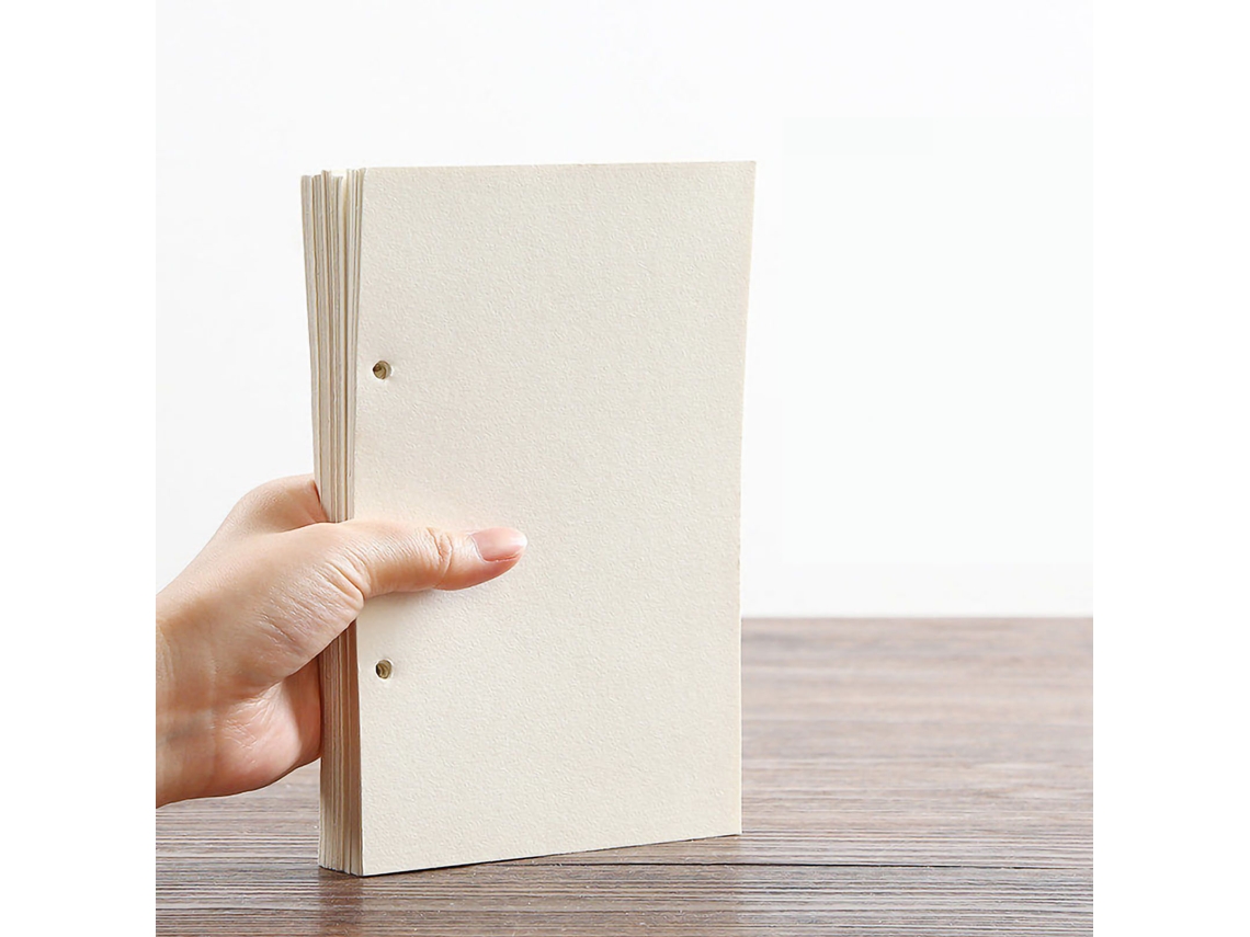 Cuaderno De Bocetos 32k Con Cubierta De Lino, Hojas Sueltas De 160 G/m² Para Dibujo Artístico.