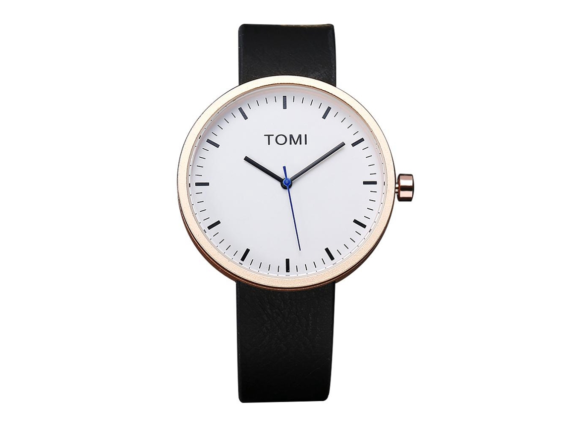 Reloj De Pareja Zhoulianfa, Cuarzo, Aleación, Correa De Pu Roja