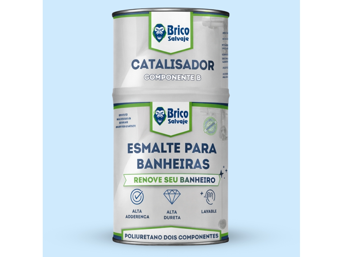 Pintura Para Bañeras Acabado Mate Azul Claro Agatha600+150 Ml