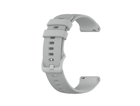 Correa para garminforerunner 245 music correa de reloj de silicona con entramado pequeño gris VENISYMLIS