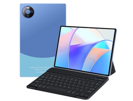 Tablet VANWIN Pad 6 Air Teclado Bluetooth Funda de Piel Bolígrafo 10.1'' 64 GB 4 GB RAM Wi-Fi 4G Azul