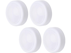 Juego De 4 Luces Nocturnas Led Suaves, Diseño Elegante.