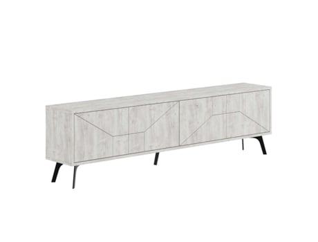 Mueble de TV VENPRODIN Dune (180 cm - Blanco)
