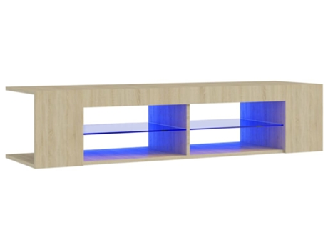 Mueble para la televisión VIDAXL Marrón Madera contrachapada (135x39x30 cm)