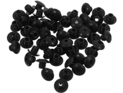 100 Topes Ganchos Panel Perforado 1/4 Pulgada Anillos