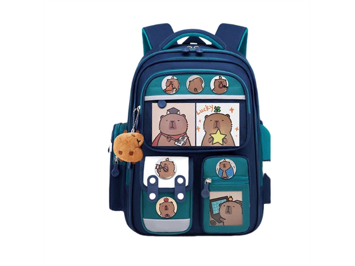Mochila exclusiva de Capybara Designs para estudiantes de primaria. Mochila escolar ergonómica con correa ajustable para mayor comodidad. 02