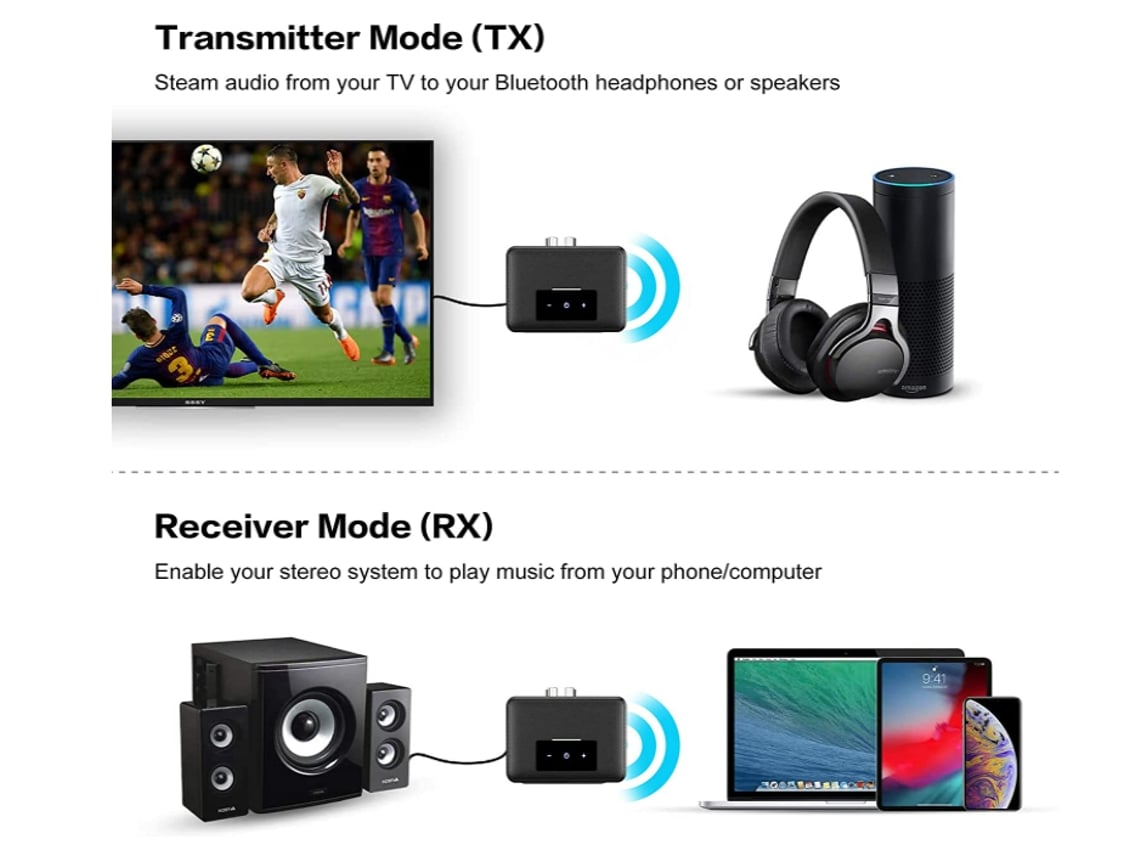 Adaptador bluetooth top para audifonos