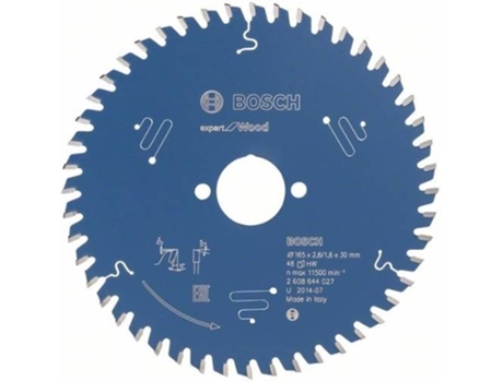 Disco de Sierra Circular BOSCH Expert para Madera 165x30x2.6 mm - 48
