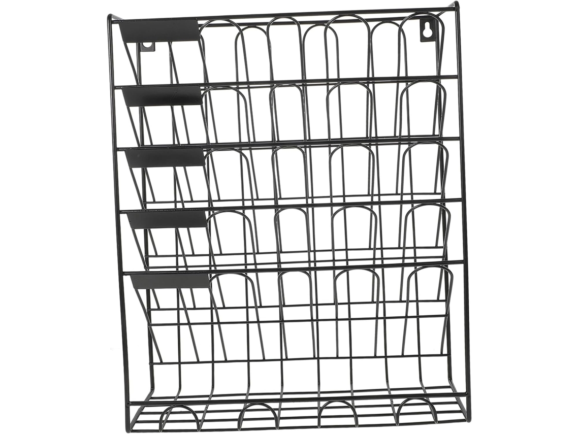 Soporte Para Documentos De Hierro Negro Para Montaje En Pared, Organizador De Pared Para Oficina
